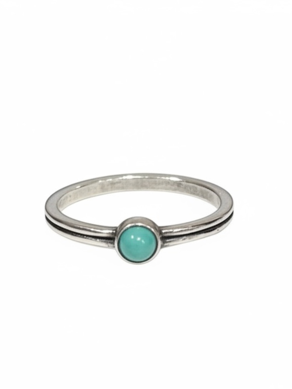RETIRED | JAMES AVERY Turquoise Stackable Petite Gem Stone Ring sz. 5